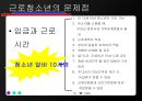 근로청소년 특징, 문제점, 현황 복지 및 기관 실태 6페이지