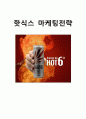 핫식스(HOT6IX) 마케팅STP,SWOT,4P전략분석과 핫식스 HOT6IX 브랜드분석 및 앞으로의 발전방향 제안 1페이지