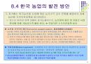 한국의 농업과 향후 발전방안.PPT자료 16페이지