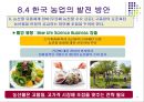 한국의 농업과 향후 발전방안.PPT자료 17페이지