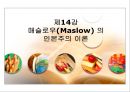 제14강 매슬로우(Maslow)의 인본주의 이론.ppt 1페이지