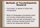 [영어문법/요약정리] 원서`Contemporary Linguistic Analysis`의 Chapter 12. Psycholinguistics (심리언어학,언어심리학).ppt 4페이지
