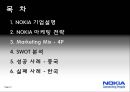 노키아(NOKIA) 국제마케팅전략,노키아마케팅전략,노키아한국실패와중국성공,NOKIA마케팅전략,NOKIA분석.PPT자료 2페이지