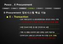 Posco(포스코) _ E Procurement - E Procurement,E Procurement도입,E Procurement구조,E Procurement활용성과,포스코ERP,ERP사례,정보시스템,포스코정보시스템.PPT자료 11페이지