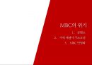 mbc경영위기전략,mbc기업분석,브랜드마케팅,서비스마케팅,글로벌경영,사례분석,swot,stp,4p.PPT자료 18페이지