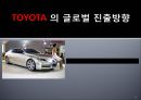 TOYOTA 의 글로벌 진출방향 - 도요타글로벌전략,해외진출사례,한국시장진출사례,도요타브랜드마케팅,브랜드마케팅,서비스마케팅,글로벌경영,사례분석,swot,stp,4p.PPT자료 2페이지