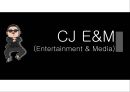 CJ E&M (Entertainment & Media) CJ엔터테인먼트 기업분석 및 마케팅전략,CJ엔터테인먼트다각화전략,다각화사례,CJ엔터테인먼트 전망 및 현황.PPT자료 1페이지