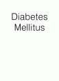 Diabetes Mellitus 1페이지