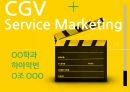 CGV Service Marketing CGV 마케팅 전략 (STP분석 4P분석 SWOT분석 등 여러 분석조사자료).ppt 1페이지