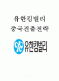 유한킴벌리(Yuhan Kimberly, Ltd.) 하기스 중국시장진출 마케팅전략분석 및 하기스 성공요인 분석과 앞으로 나아가야할 방향  1페이지