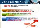 사회적 기업의 지속 성장 가능성. ppt (가천대 설득력있는 프레젠테이션) 피피티!! 27페이지