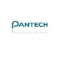 PANTECH 팬텍 기업분석과 팬텍 과거 위기극복과정분석및 팬텍 경영전략제안 1페이지