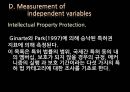 Firm Value Creation of Global R&D Collaboration (글로벌 R&D협력의 기업 가치 창출) (Theory and Hypotheses, Methodology, Control variables 통제변수, Discussion and Conclusion).PPT자료 20페이지