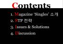 TheSingles,잡지산업,싱글즈잡지,잡지마케팅,잡지분석,잡지STP전략,여성잡지 2페이지