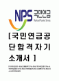 [국민연금공단-최신공채합격자기소개서]국민연금공단자소서,국민연금공단자기소개서,국민연금공단자소서,NPS자기소개서,자소서,국민연금공단 1페이지