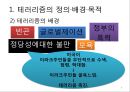 테러리즘의 발생과 대응 (테러리즘의 정의·배경·목적, 전략과 자금조달, 종류와 사례, 비용, 대응과 그에 따른 민주주의 보호).PPT자료 9페이지