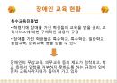 [★★추천PPT★★]장애인교육(특수교육)의 개념, 장애인교육(특수교육)의 특성과 장애인교육(특수교육)의 역사, 장애인교육(특수교육)의 통합 및 장애인교육(특수교육)의 현황, 문제점 그리고 향후 장애인교육(특수 12페이지