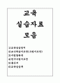 교육실습자료모음(교육실습일지10개, 교수학습지도안_수업지도안2개, 수업참관록3개, 연구수업 지도안, 출근부, 교육실습록) 1페이지