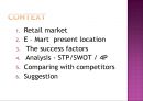 ((영어,영문)) 이마트(E-Mart) (소매 시장, 현재 위치, 성공 요인, STP / SWOT / 4P).pptx 2페이지