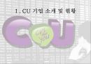 편의점 CU (훼미리마트)- 마케팅 SWOT,STP,4P전략분석과 CU 기업전략분석및 CU 새로운 마케팅전략 제안PPT 3페이지