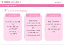 에뛰드하우스(Etude House)의 소개와 마케팅전략 (에뛰드하우스의 시장현황, SWOT 분석, STP 전략, 4P 전략, 설문조사, 문제점 에뛰드의 새로운 마케팅전략, 화장품브랜드 포지셔닝 맵).pptx 14페이지