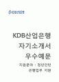 KDB산업은행 청년인턴 (은행업무지원) 자기소개서, 자소서 합격예문 [KDB산업은행자소서 + 면접기출문제] 1페이지