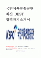 국민체육진흥공단 KSPO 최신 BEST 합격 자기소개서 1페이지