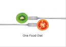 원 푸드 다이어트 One Food Diet (원 푸드 다이어트 정의, 방법, 종류, 효과, 부작용).pptx 1페이지