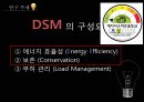 DSM -구성요소(에너지 효율성,보존,부하 관리),DSM 정책-공익기금,에너지 효율,성과상여제도 7페이지