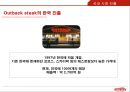 「아웃백 스테이크 하우스 Outback Steakhouse」 (아웃백, 아웃벡, 외식산업, 기업분석, 광고분석, 시장 환경, STP분석, 4P분석).pptx 13페이지