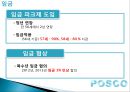 포스코 (POSCO) 기업현황(연혁,사명,경영목표,경영전략,문화,SWOT 분석) & 인적자원(인재상,모집/채용,교육훈련/유학제도,근무/직급/임금,복리후생/휴가제도,지원자 TIP).pptx

 28페이지