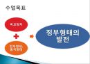 정부의 형태(대통령제, 의원내각제, 이원집정제)정부형태, 통치형태,한국의 정치체제 ppt 5페이지