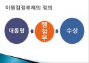 정부의 형태(대통령제, 의원내각제, 이원집정제)정부형태, 통치형태,한국의 정치체제 ppt 30페이지