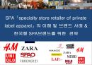 SPA(specialty store retailer of private label apparel)의 이해및 브랜드 사례 & 한국형 SPA브랜드를 위한 전략 1페이지