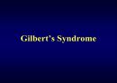Gilbert`s Syndrome & Latent Autoimmune Diabetes of Adult (LADA) [영어,영문].ppt 1페이지