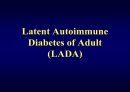 Gilbert`s Syndrome & Latent Autoimmune Diabetes of Adult (LADA) [영어,영문].ppt 6페이지