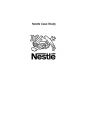 [영어-영문레포트] 네슬레(Nestlé/Nestle)의 글로벌화 과정, 마케팅,현지화전략 1페이지