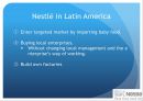 [A+ 영어-영문] 네슬레(Nestlé/Nestle)의 글로벌마케팅전략 [라틴아메리카,중동,아프리카,동유럽,아시아].ppt 6페이지