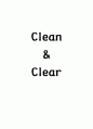 ★클린앤클리어 (Clean & Clear) 마케팅의 기본개념과 전략수립체계, STP, 4P, 분석 결과 문제점 도출★ 1페이지