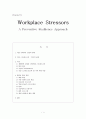 [원서번역] A Risk and Resilience Perspective (저자-Greene) 10장 직장 스트레스요인 1페이지