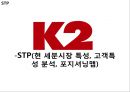 K2 기업분석과 K2 기업소개, K2 마케팅 SWOT,STP,4P전략분석과 K2 향후전략제안 PPT 8페이지