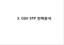 CGV 기업분석과 CGV 마케팅 SWOT,STP,4P전략분석과 CGV 문제점과 해결전략제안 PPT 11페이지