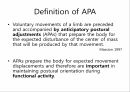 선행적 자세 조절 ( Anticipatory postural adjustment, APA ) 2페이지