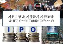 기업공개 자금조달 & IPO (Initial Public Offering) 이해 및 현황  : 기업공개 자금조달 1페이지