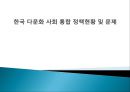 한국 다문화 사회 통합 정책현황 및 문제 1페이지