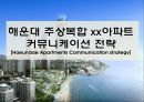 해운대 주상복합 xx아파트 커뮤니케이션 전략[Haeundae Apartments Communication strategy] 1페이지