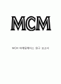 MCM 브랜드분석과 SWOT분석및 MCM 마케팅전략 사례연구와 MCM 중국진출전략제안과 느낀점 1페이지