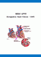 울혈성심부전 케이스 스터디, 울혈성 신부전 간호과정, 울혈성 신부전 사례연구 1페이지