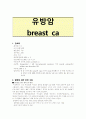 유방암 케이스 스터디 A+ (특) # breast ca, cancer, 간호과정, 사례연구 1페이지