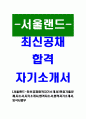 [서울랜드-최신공채합격자기소개서]면접기출문제,자소서,자기소개서,합격자소서,합격자기소개서,외식사업부 1페이지